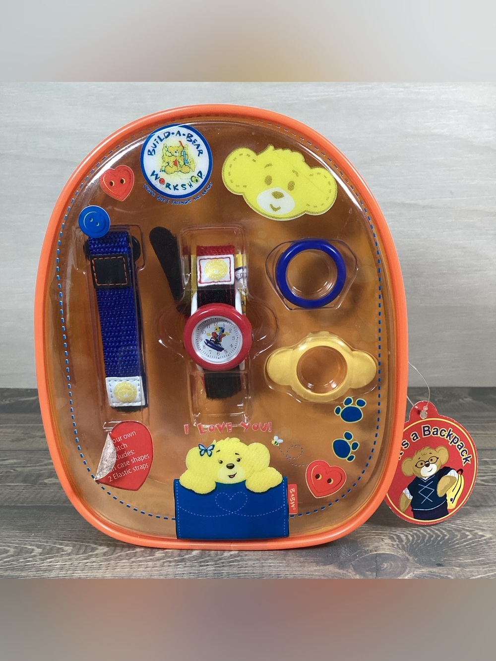 New Build A Bear Workshop Build Your Own Watch In A Backpack, Retired